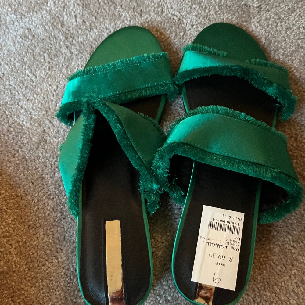 Silk sandals